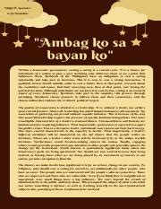 ambagel ka in tagalog|Ambag Meaning .